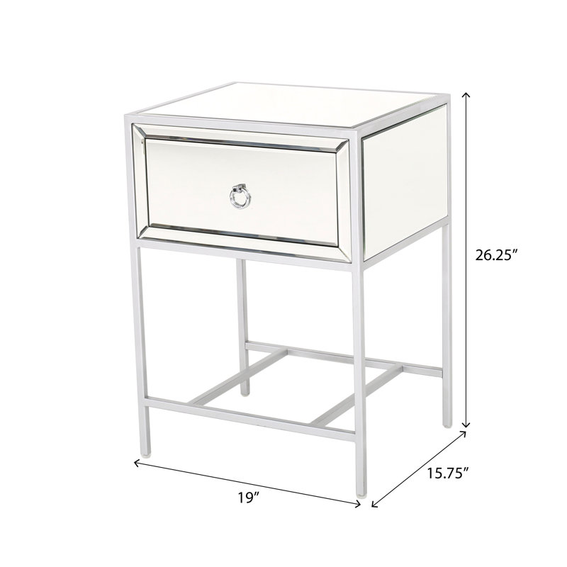 Mercer41 Chandre 26.2'' Tall End Table with Storage & Reviews Wayfair